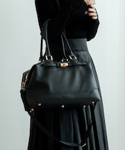 REAIMER（リエメ）ベルト デザイン 2way ボストン トート バッグ