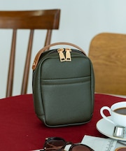 【自立可能/がばっと開く】Rename ハンドル付き タテ型 メイクポーチ