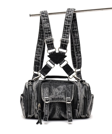 DEVICE デニム 4way ドラムバッグ ショルダーバッグ リュック