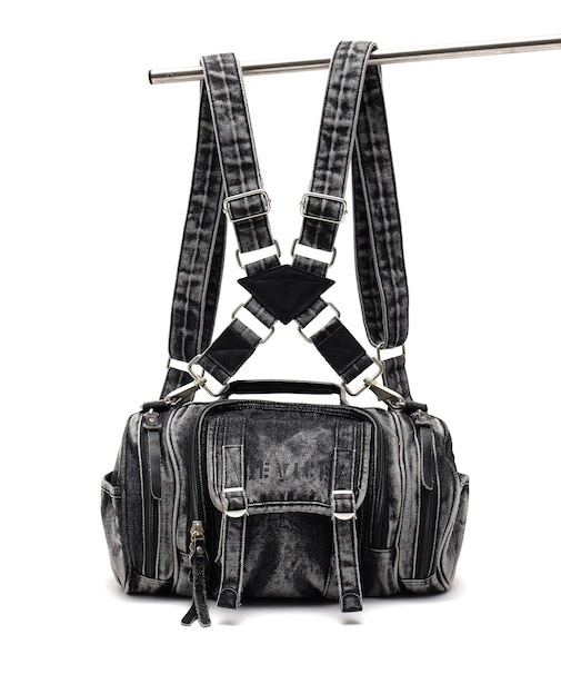 DEVICE デニム 4way ドラムバッグ ショルダーバッグ リュック