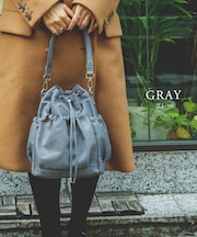 REAIMER【リエメ】2way ドロストバッグ ハンドバッグ リュック トート ショルダーバッグ