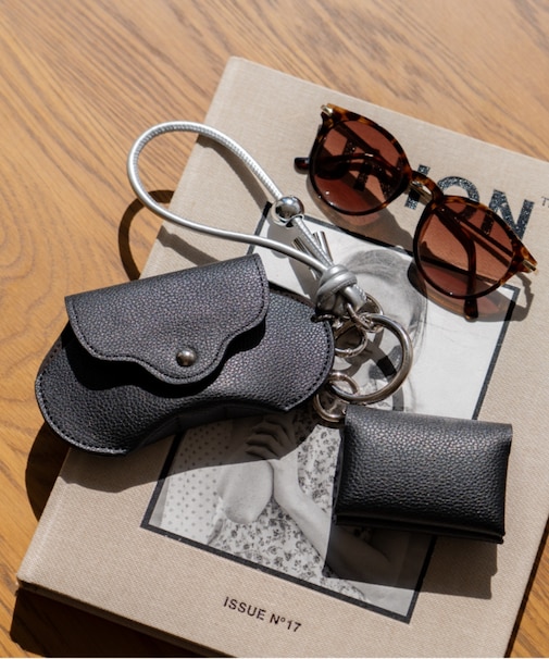 REAIMER(リエメ)ティッシュケース&メガネケース ストラップ 3点セット