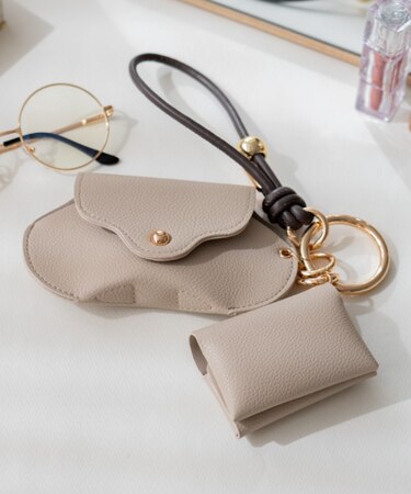 REAIMER(リエメ)ティッシュケース&メガネケース ストラップ 3点セット