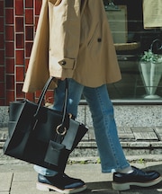 REAIMER【リエメ】フラップ トートバッグ ビジネス A4サイズ収納可