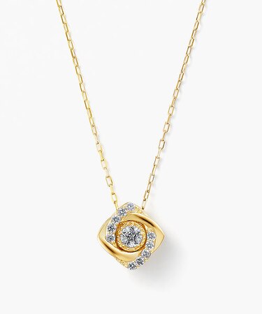 【2023 Spring/Summer Collection】K18YG ダイヤモンド ネックレス<Wish upon a starカード>