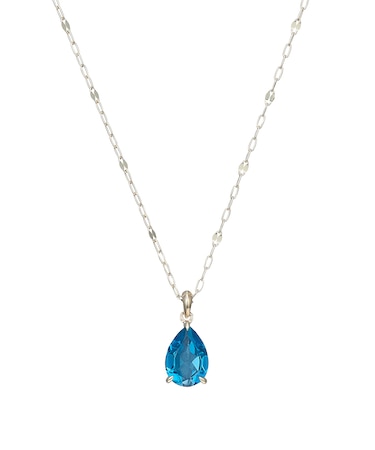 K10YG ロンドンブルートパーズ ネックレス