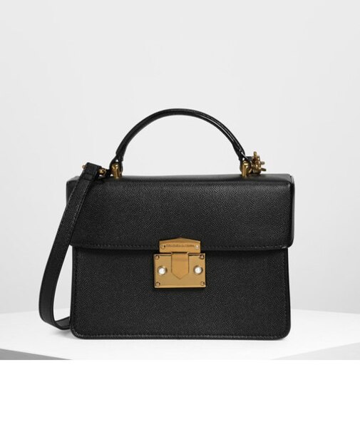 クラシックプチロック トップハンドルバッグ / Classic Puch Lock Top Handle Bag