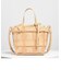 シースルー ウーベンバケツバッグ / See-Through Woven Bucket Bag