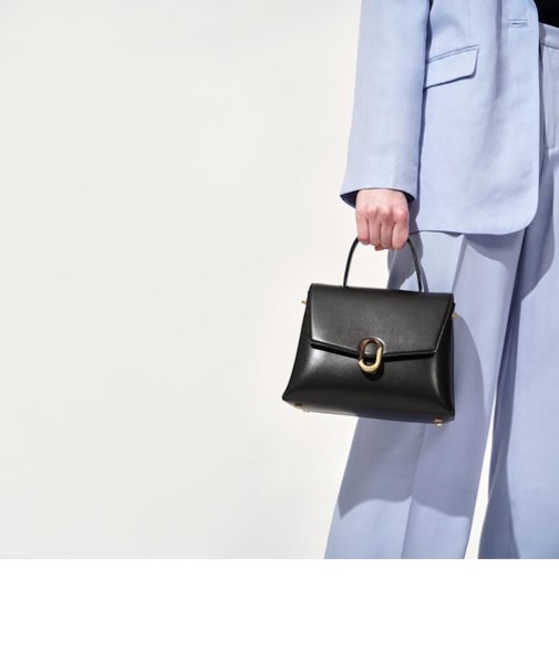 ストーンエンベリッシュド ハンドルバッグ / Stone-Embellished Handbag 