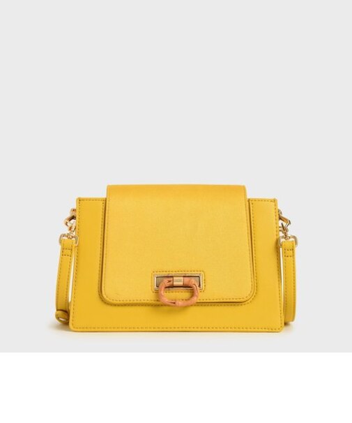 テクスチャード クロスボディバッグ / Textured Crossbody Bag