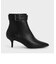 バックルキトゥンヒール ブーツ / Buckle Kitten Heel Boots
