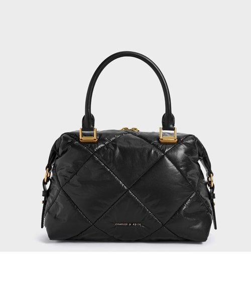 パフィーキルテッド トートバッグ / Puffy Quilted Tote Bag