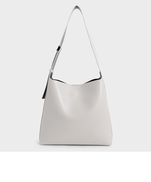 CHARLES & KEITH シングルハンドル ラージホーボーバッグ シングルハンドル ラージホーボーバッグ / Single Handle Large Hobo
