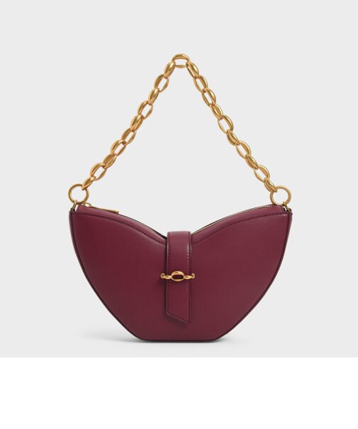 チェーンハンドル スカルプチャーバッグ / Chain Handle Sculptural Bag