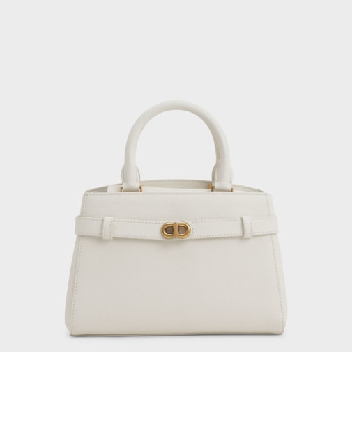 オブリエル メタリックアクセントベルトバッグ / Aubrielle Metallic-Accent Belted Bag