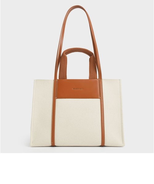 Shalia シャリア ラージダブルハンドルトートバッグ 【再入荷