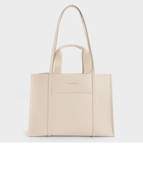 Shalia シャリア ラージダブルハンドルトートバッグ 【再入荷