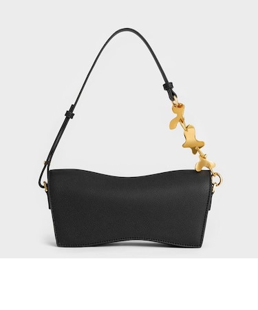 Verity ヴェリティ エンベリッシュドストラップスカルプチャーバッグ 