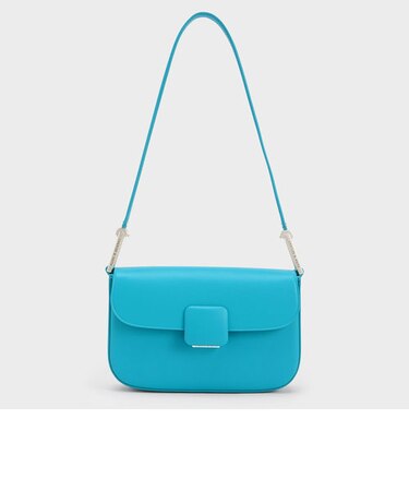 Koa コア スクエアプッシュロックショルダーバッグ