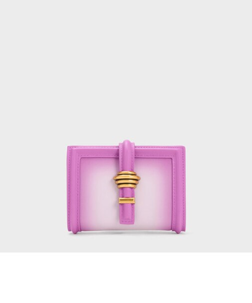 Trudy トルーディー メタリックアクセントウォレット 