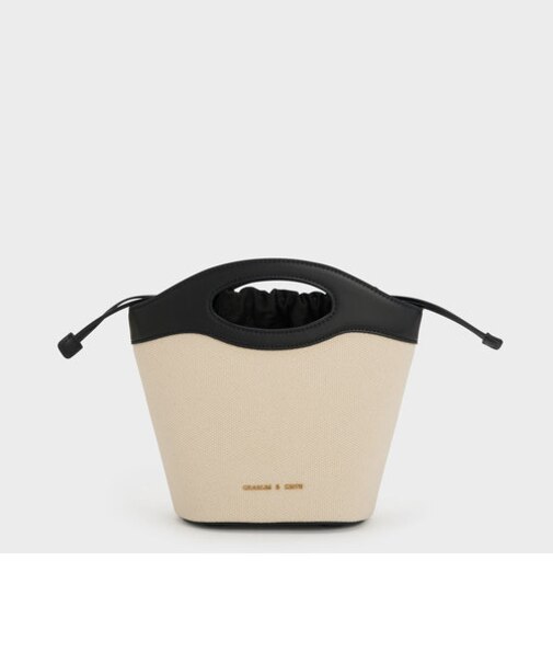 ドロウストリング バケットバッグ 