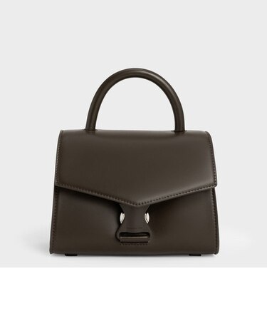 Ivy アイビー メタリックバックルミニバッグ 