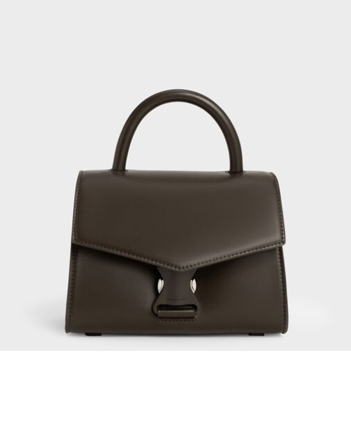 Ivy アイビー メタリックバックルミニバッグ 