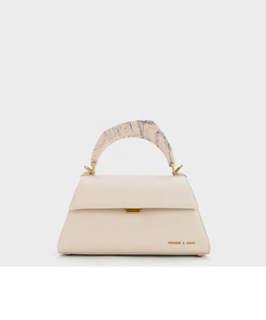 Marlin マーリン アクリリックハンドルトラペーズバッグ 