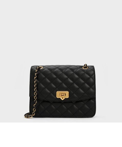 CHARLES&KEITH クレシダキルトチェーンストラップバック Cressida クレシダ キルトチェーンストラップバッグ ｜チャールズ