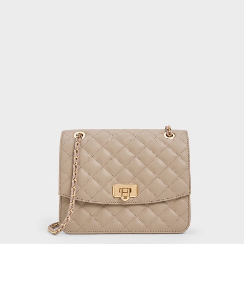 Cressida クレシダ キルトチェーンストラップバッグ