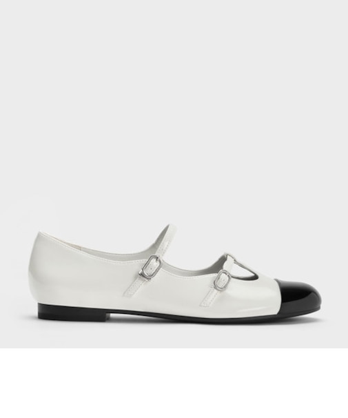 ダブルストラップ ティーバーメリージェーン