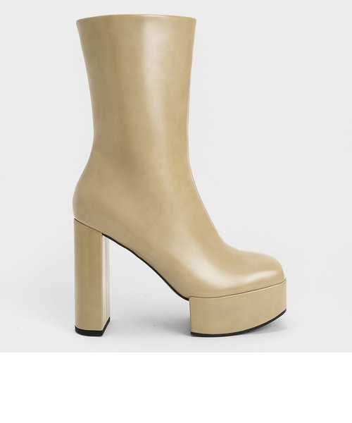 Charles&Keith Corinth コリント ブレードヒールブーツ Corinth コリント ブレードヒールブーツ - ブラック | CHARLES