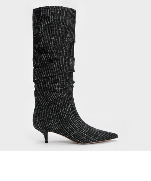 販売終了】キトゥンヒール ロングブーツ｜チャールズ＆キースの通販