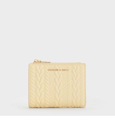 Apolline アポリーネ テクスチャートップジップウォレット 【再入荷】