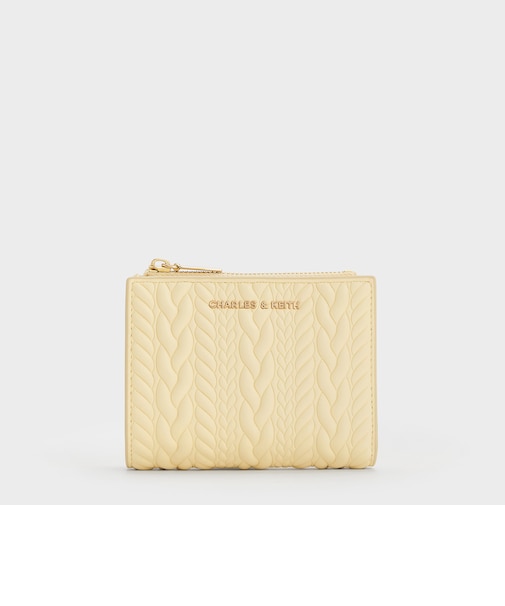 Apolline アポリーネ テクスチャートップジップウォレット 【再入荷】