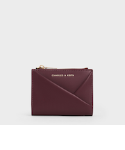 Midori ミドリ ジオメトリックトップジップウォレット 【再入荷】