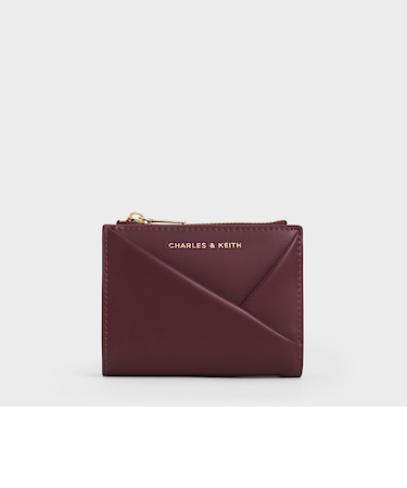 Midori ミドリ ジオメトリックトップジップウォレット 【再入荷】