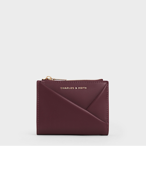 Midori ミドリ ジオメトリックトップジップウォレット 【再入荷】