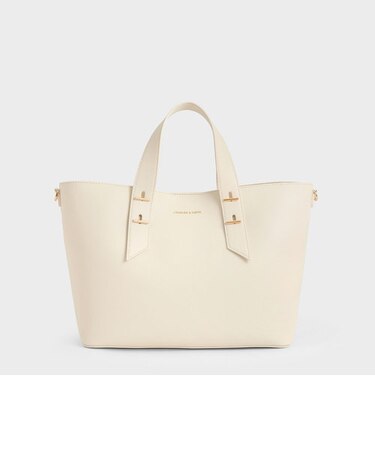 Shania シャナイア ダブルハンドルスラウチーバッグ