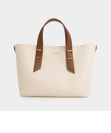 Shania シャナイア ダブルハンドルスラウチーバッグ