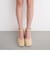 Loey ローイー アンクルストラップ プラットフォームパンプス 