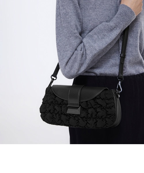 ルーシュドナイロン チェーンハンドルバッグ ｜チャールズ＆キースの