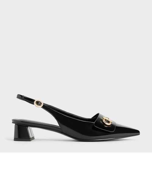 お値下げ‼️雑誌掲載❣️フェンディ♡パステルカラーパンプス CHARLES & KEITH（チャールズ & キース）の「チャンキー