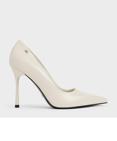 Kyra キラー レザーポインテッドトゥパンプス