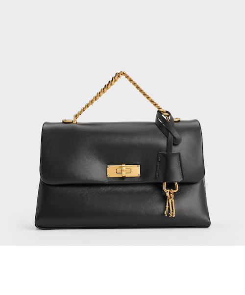 Kerry ケリー トップハンドルサッチェルバッグ｜チャールズ＆キースの