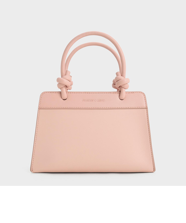 Sabine サビーヌ ノットハンドルトラペーズトートバッグ