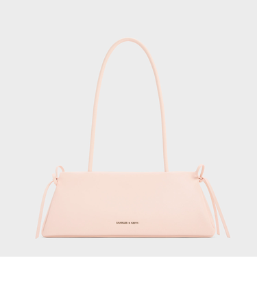 ボウ イロンゲイティッドトラペーズショルダーバッグ