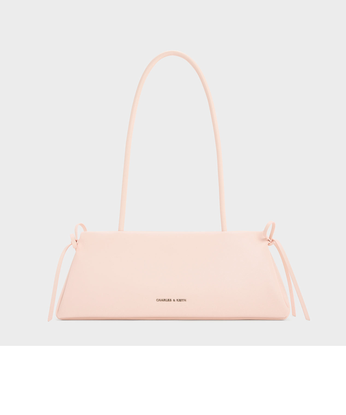 ボウ イロンゲイティッドトラペーズショルダーバッグ