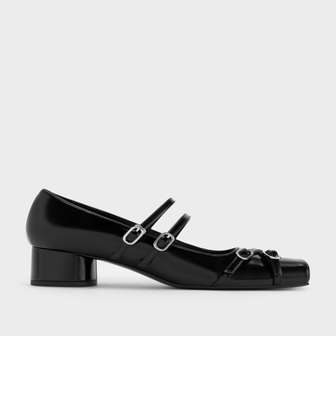 ダブルストラップ メリージェーンパンプス