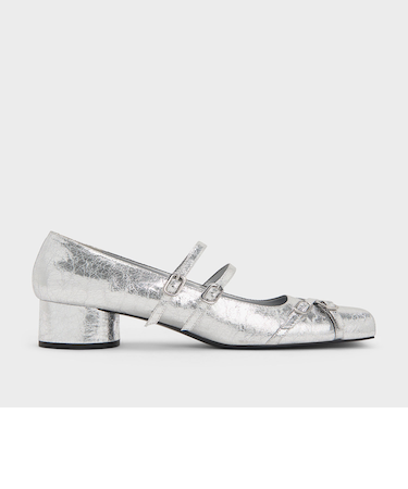 ダブルストラップ メリージェーンパンプス